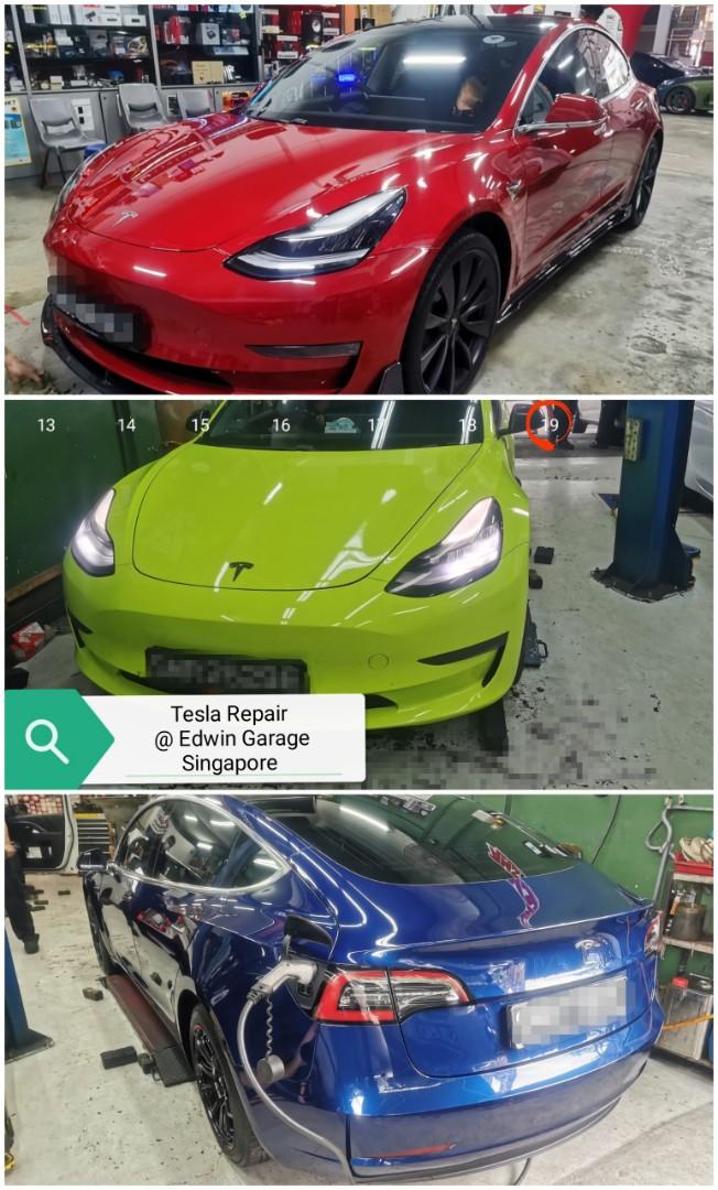 Accident Repair for Tesla Model 3 Singapore